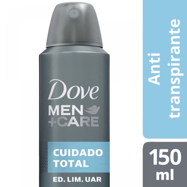 Desodorante Antitranspirante Dove Men Cuidado total en Aerosol x 150 ml