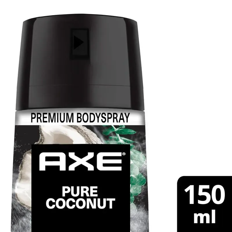 Desodorante Antitranspirante Masculino AXE Pure Coconut en Aerosol x 150 ml
