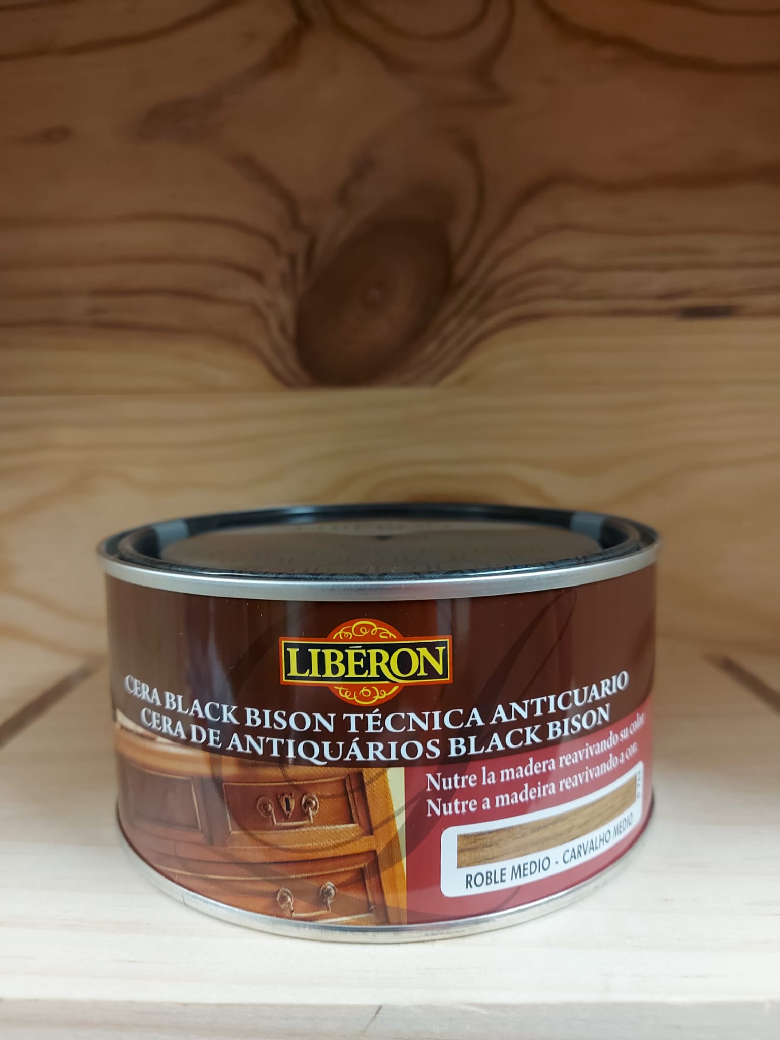 Libéron Cera en Pasta Roble Medio 500 ml.