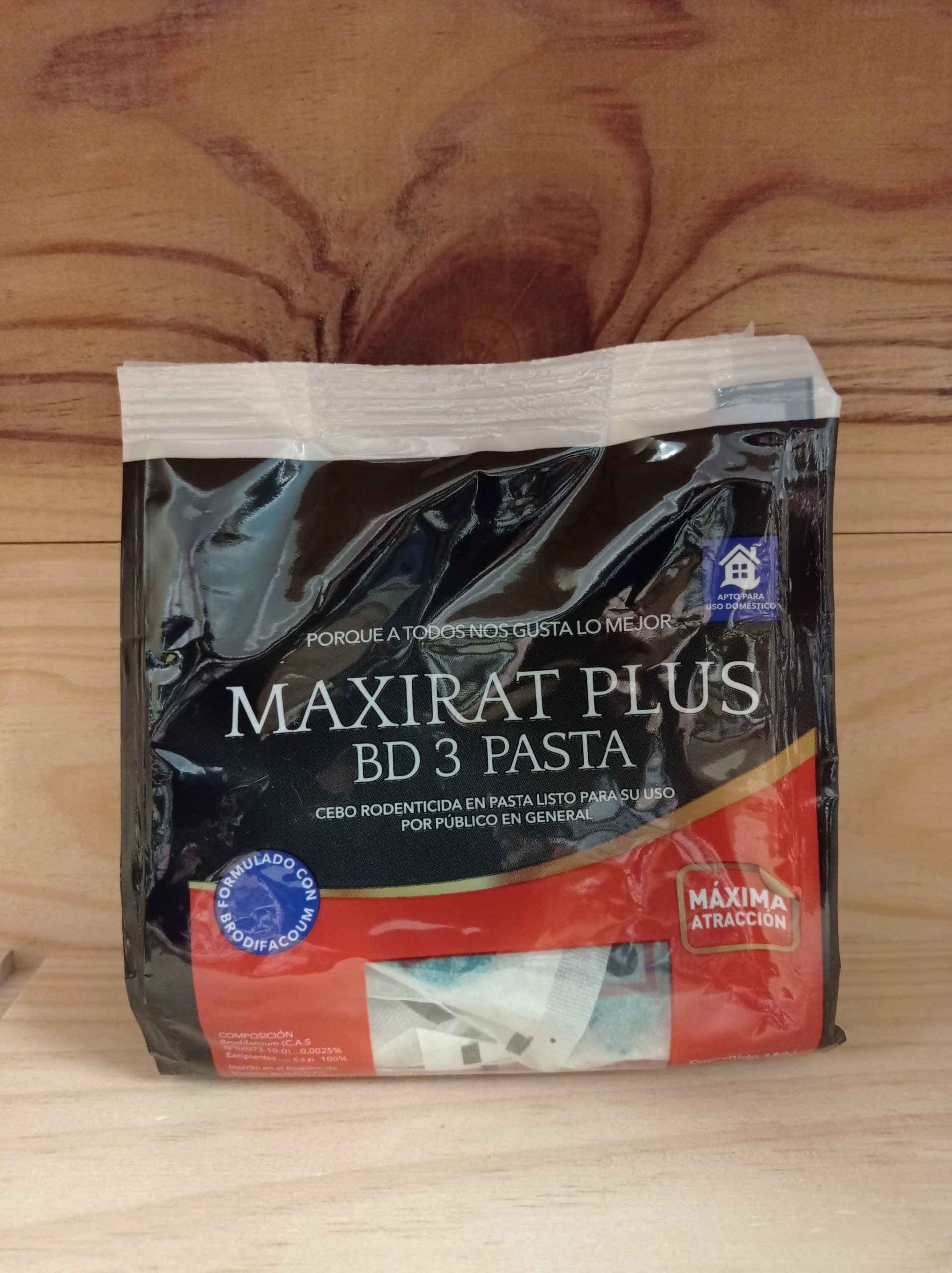 Maxirat Plus BD 3 Pasta 10 cebos de 10gr.